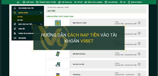 nạp tiền v9bet